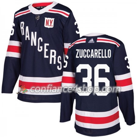 Adidas Maillot de Hockey New York Rangers Mats Zuccarello 36 2017-2018 Bleu Marine Winter Classic Authentic - Homme Adidas Maillot de Hockey New York Rangers Mats Zuccarello 36 2017-2018 Bleu Marine Winter Classic Authentic - Homme